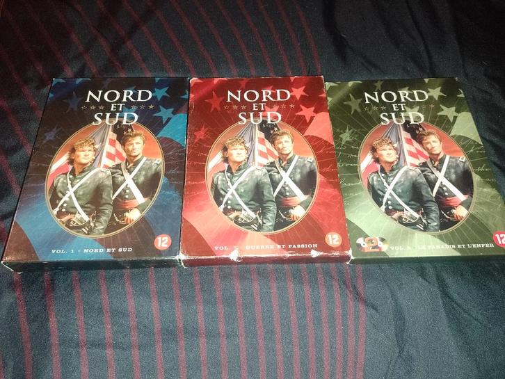Te koop in een dvd-box de complete Noord- en Zuid-serie, Cd's en Dvd's, Dvd's | Tv en Series, Zo goed als nieuw, Drama, Boxset