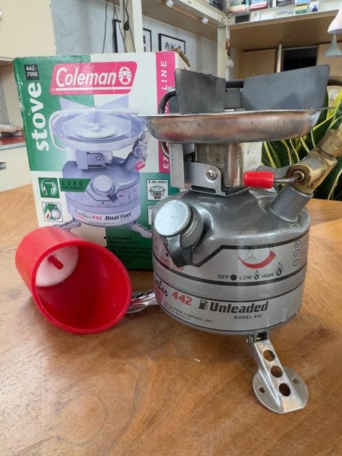 Coleman 442 Unleaded Feather Kooktoestel, Caravans en Kamperen, Kampeeraccessoires, Gebruikt, Ophalen of Verzenden