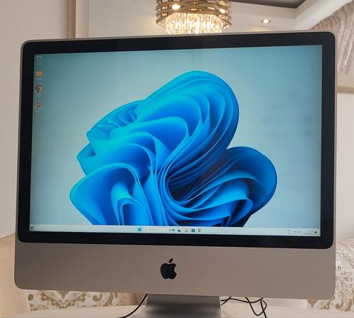 Apple iMac 24-inch model A1224 Windows 11 SSD van 128 GB, Computers en Software, Apple Desktops, Gebruikt, iMac, SSD, 4 GB, Ophalen of Verzenden