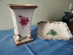Vase et plateau Herend, Antiquités & Art, Antiquités | Porcelaine, Enlèvement