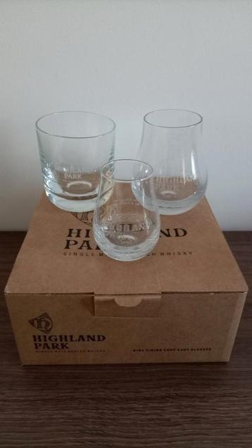 Highland Park whisky glazen