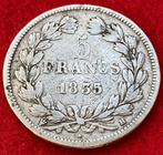 5 Francs Français Louis Philippe 1835 La Rochelle, Antiquités & Art, Enlèvement ou Envoi, Argent