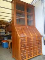 SECRETAIRE MET VITRIENE, Antiek en Kunst, Curiosa en Brocante, Ophalen