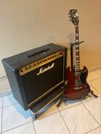 Gibson SG Standaard 2018 Autmn Shade/ Marshall DSL40C, Gibson, Zo goed als nieuw, Ophalen, Met versterker