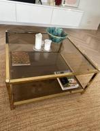 Vintage salontafel messing, Ophalen, Gebruikt, 50 tot 100 cm, 50 tot 100 cm