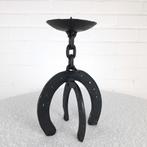Vintage brutalist kandelaar ketting/hoefijzer jaren 70, Enlèvement ou Envoi, Noir, Chandelier
