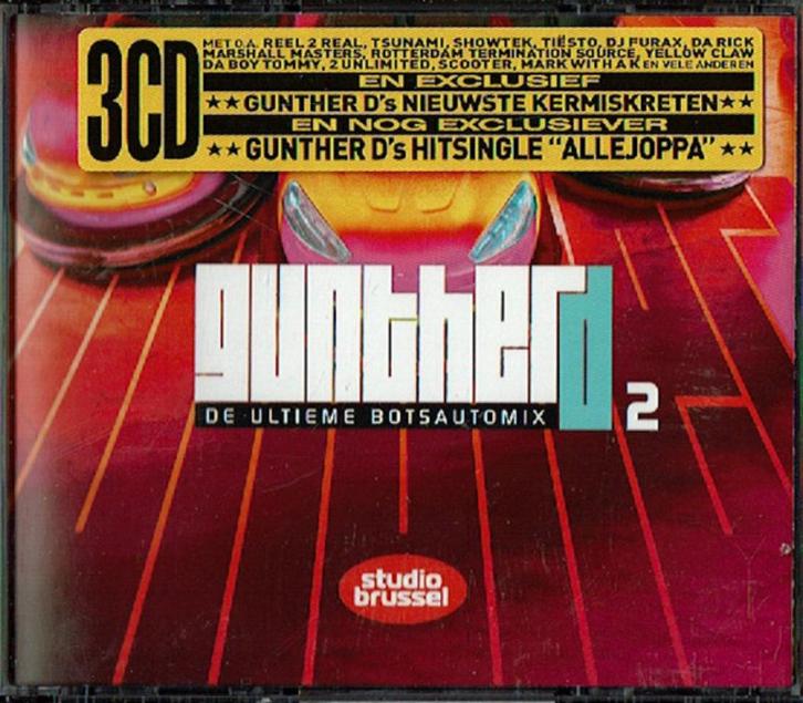 3-CD-BOX * Gunther D – De Ultieme Botsautomix 2, Cd's en Dvd's, Cd's | Dance en House, Ophalen of Verzenden