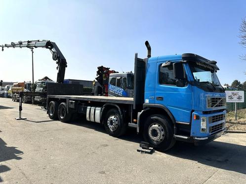 Volvo FM 440 8x4 PLAFORM 7m20 + CRANE HIAB 288 EP-5 HIDUO +, Auto's, Vrachtwagens, Bedrijf, ABS, Elektrische ramen, Lichtmetalen velgen