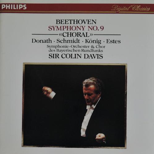 Beethoven 9 - SBR / Sir Colin Davis - PHILIPS - 1985 - DDD, CD & DVD, CD | Classique, Comme neuf, Orchestre ou Ballet, Enlèvement ou Envoi