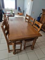 Eetkamertafel en 6 stoelen, Huis en Inrichting, Complete eetkamers, Ophalen
