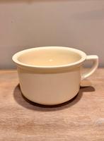 Pot de chambre de couleur crème avec anse, Enlèvement ou Envoi, Utilisé, Crème