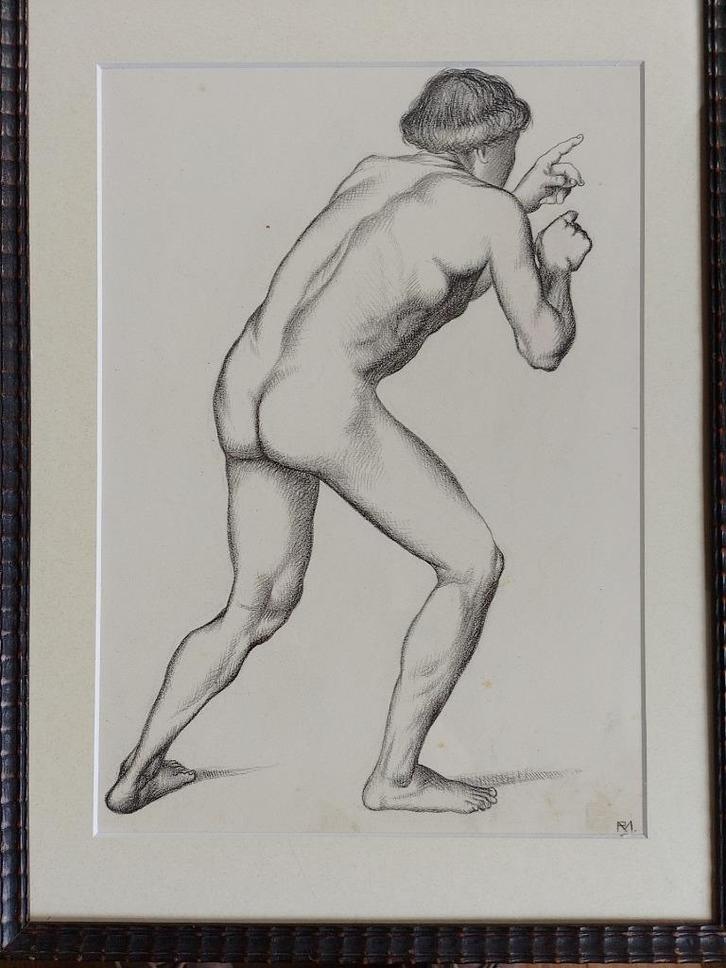 Romain Malfliet  1910 - 2006   Tekening, Antiek en Kunst, Kunst | Niet-Westerse kunst, Verzenden