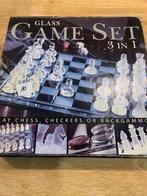 Glass game set 3 in 1, Ophalen, Zo goed als nieuw