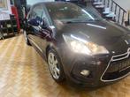 Citroen DS3 Benzine Cabrio! Airco Leer Navi PDC Cruise! Top, Auto's, Zwart, 4 cilinders, Cabriolet, 1600 cc