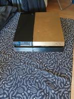 Playstation 4 met bakje en voeding kabel goud zwart, Ophalen, Gebruikt, Met 1 controller, Original