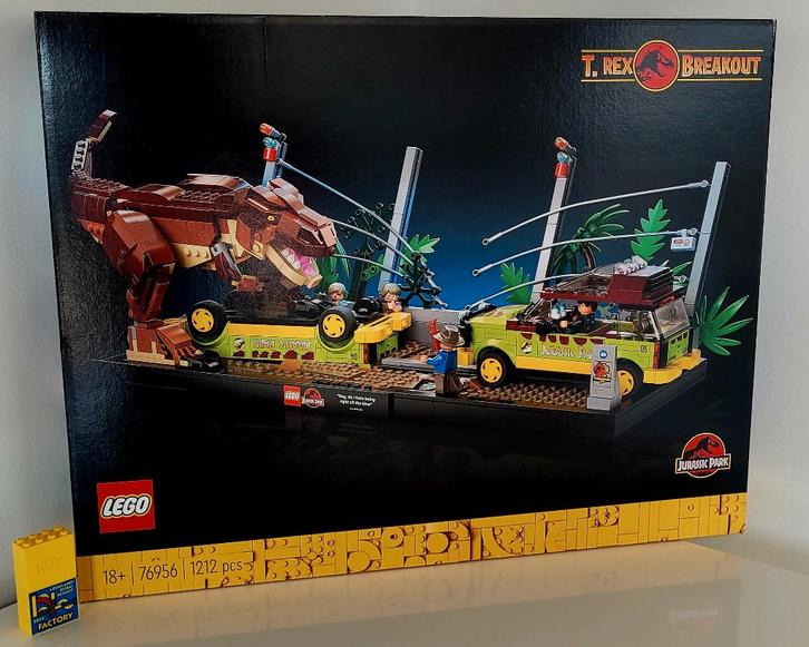 Lego 76956 Jurassic Park T-rex ontsnapping, Kinderen en Baby's, Speelgoed | Duplo en Lego, Nieuw, Lego, Complete set, Ophalen of Verzenden