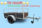 TE HUUR aanhangwagen €20/dag, Ophalen, Zo goed als nieuw