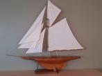 Decoratieve zeilboot 125 cm x 125 cm, Huis en Inrichting, Woonaccessoires | Spiegels, Ophalen, Zo goed als nieuw