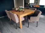 Vierkante Teak tafel, Huis en Inrichting, Tafels | Eettafels, Ophalen, Vijf personen of meer, 100 tot 150 cm, 100 tot 150 cm