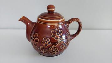 Vintage W.-Germany Heisterholz-keramik theepot van 1 liter beschikbaar voor biedingen