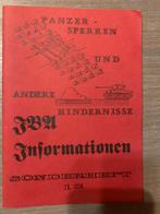 (1940-1945 FORTIFICATIONS DE CAMPAGNE CHARS) Panzersperren u, Collections, Enlèvement ou Envoi