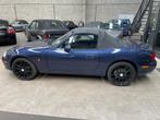 Mazda MX5 1.6I NB FL, Sportuitlaat, goede staat, Garantie, Auto's, 4 cilinders, Cabriolet, Blauw, Bedrijf