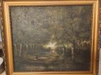Schilderij landschap, Antiek en Kunst, Kunst | Schilderijen | Klassiek, Ophalen