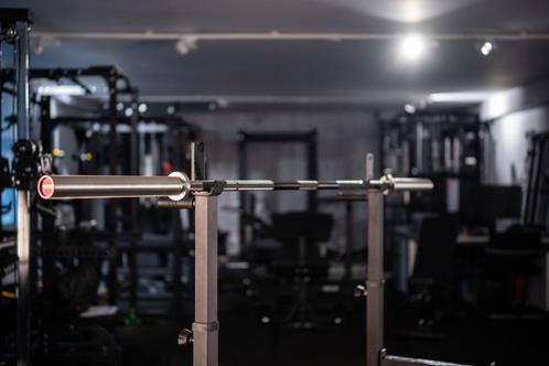 Barbell - Hamburg competition bar Sqmize, Sport en Fitness, Fitnessmaterialen, Zo goed als nieuw, Halterstangen, Benen, Borst