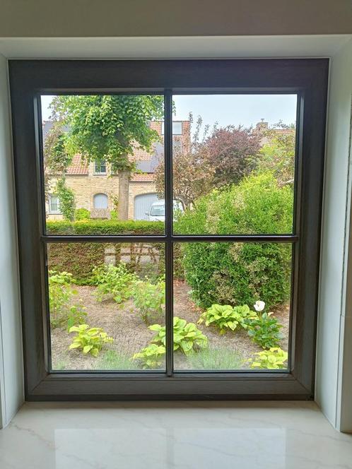Lot buitenschrijnwerk PVC - dubbel glas (deel1), Doe-het-zelf en Bouw, Glas en Ramen, Gebruikt, Dubbelglas, Ophalen