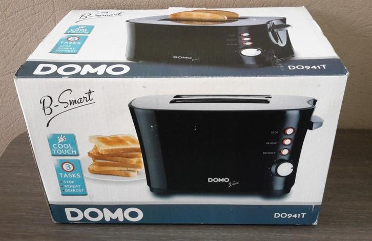 Broodrooster DOMO DO941T ( NIEUW ), Elektronische apparatuur, Broodroosters, Nieuw, Uitneembare kruimellade, Ophalen of Verzenden