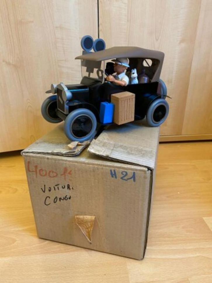 KAROUTCHEFF FORD NAAR KUIFJE IN CONGO STRENG NEGEN, Verzamelen, Stripfiguren, Nieuw, Beeldje of Figuurtje, Kuifje, Ophalen of Verzenden