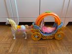 Prachtige assepoester koets met barbie en paart, Enlèvement, Comme neuf