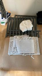 Babypark donkergrijs, Kinderen en Baby's, Ophalen, Zo goed als nieuw, Vierkant, Wieltjes