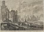 Richard van Orley gravure "Vue de Ruines Bruxelles 1695", Ophalen