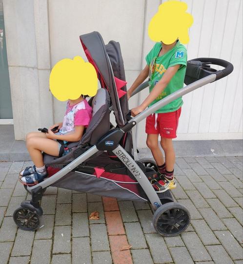 Chicco - Poussette double pour Enfants d'âges rapprochés et, Kinderen en Baby's, Tweelingen en Meerlingen, Zo goed als nieuw, Ophalen