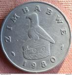 Zimbabwe : 50 CENTS 1980 KM 5, Timbres & Monnaies, Monnaies | Afrique, Zimbabwe, Enlèvement ou Envoi, Monnaie en vrac