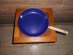 Vintage braadpan, koekenpan in email, Huis en Inrichting, Keuken | Potten en Pannen, Koekenpan of Braadpan, Gebruikt, Ophalen