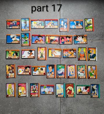 Dragon Ball Carddass Hondaanse kaarten deel 17 compleet reg  beschikbaar voor biedingen