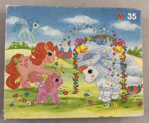 My Little Pony puzzel 35 st. Milton Bradley Vintage G1 1986, Kinderen en Baby's, Speelgoed | Kinderpuzzels, Gebruikt, Ophalen of Verzenden