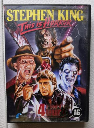 Stephen King  'This is horror'   2 DVD's / Documentaire beschikbaar voor biedingen