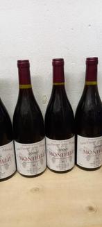Lot de 4 bouteilles de vin " Monthélie 2000 ", Verzamelen, Wijnen, Nieuw, Rode wijn, Frankrijk, Vol