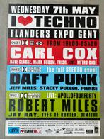 Poster I Love Techno 1997 met Carl Cox Daft Punk, Verzamelen, Ophalen of Verzenden, Zo goed als nieuw