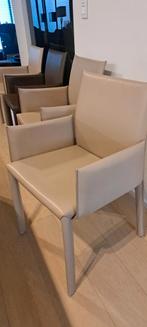 4 Lederen stoelen Dôme Deco, Ophalen, Bruin