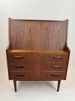 Mid-Century Danish Teak Secretary, Gunnar Nielsen Tibergaard, Ophalen, Zo goed als nieuw