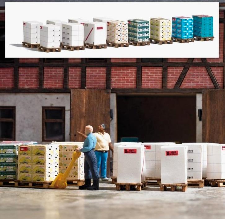 Magazijninrichting modelbouw voor in de klas, Hobby en Vrije tijd, Modelbouw | Overige, Ophalen