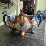 Cache en majolique française antique, jardinière, pot de fle, Enlèvement