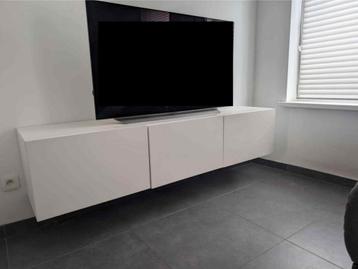 BESTA Tv-meubel met deuren,180x42x38 cm beschikbaar voor biedingen