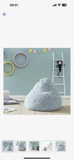 Lumaland - luxe fluffy zitzak - blauw - 120L, Kinderen en Baby's, Kinderkamer | Inrichting en Decoratie, Ophalen of Verzenden