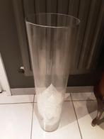 Hoge gelazen vaas ! 70 cm hoogte, Ophalen, Zo goed als nieuw