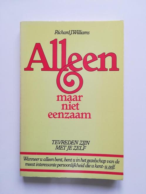 Alleen maar niet eenzaam (Richard J. Williams), Livres, Psychologie, Utilisé, Enlèvement ou Envoi